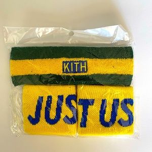 Kith Just Us headband&wrist bands set